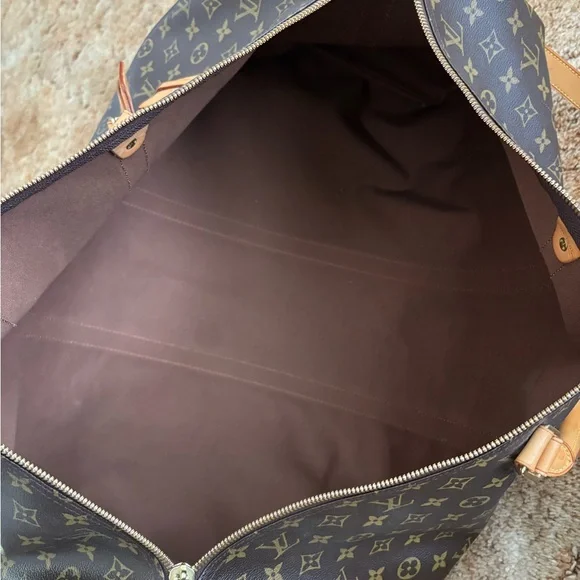 Authentic Louis Vuitton Brown Monogram Keepall Duffel Bag Final price! - Picture 14 of 15